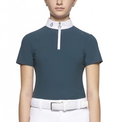 Футболка дитяча з коротким рукавом для дівчинки CT Team S/S Zip, Cavalleria Toscana