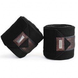 Бинти для ніг коня флісові 4 шт Mahogany Glimmer, Equestrian Stockholm