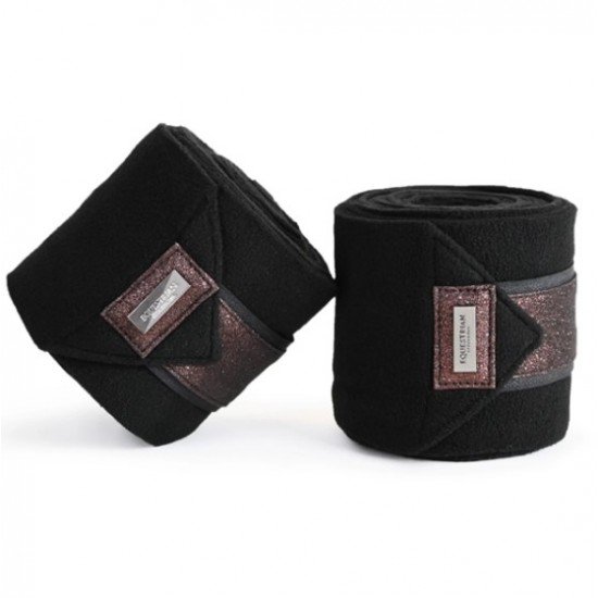 Бинти для ніг коня флісові 4 шт Mahogany Glimmer, Equestrian Stockholm