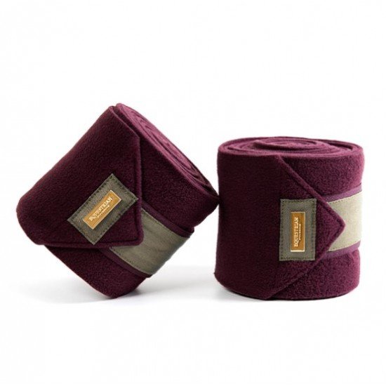 Бинти флісові для ніг коня Crysral Merlot Gold від Equestirian Stockholm