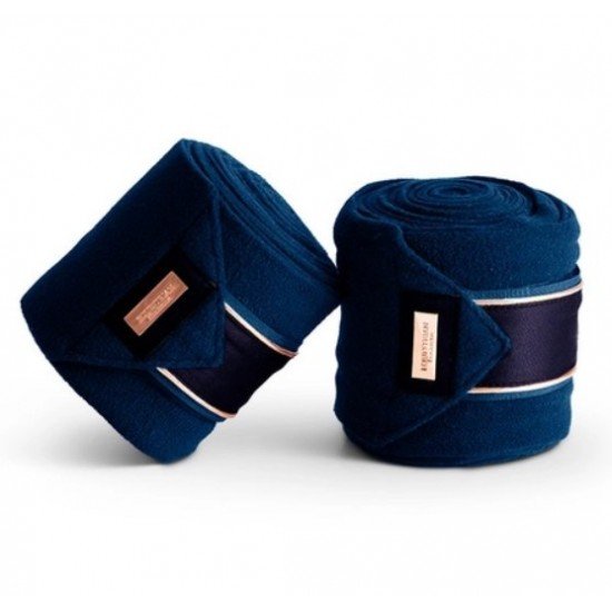 Бинти для ніг коня флісові 4 шт Monaco Blue, Equestrian Stockholm