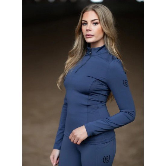 Футболка жіноча тренувальна з довгим рукавом Dark Venice, Equestrian Stockholm
