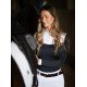 Поло турнірне жіноче з довгим рукавом Dark Ocean, Equestrian Stockholmm
