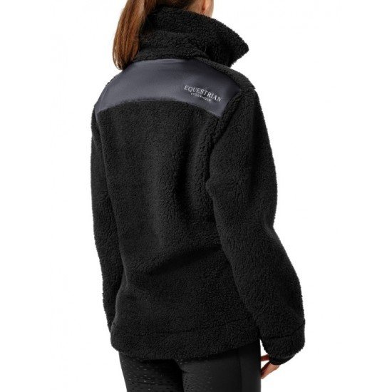 Кофта жіноча Teddy Fleece від Equestrian Stockholm Black Dark Ocean