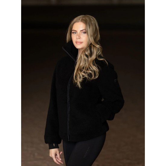 Кофта жіноча Teddy Fleece від Equestrian Stockholm Black Dark Ocean