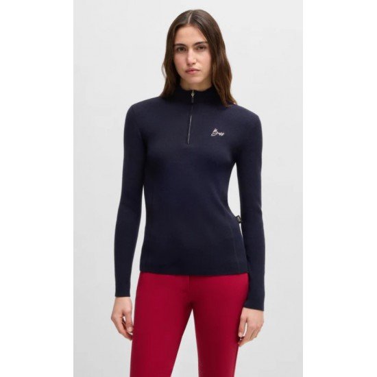 Лонгслів жіночий Alicia Strickpullover від BOSS