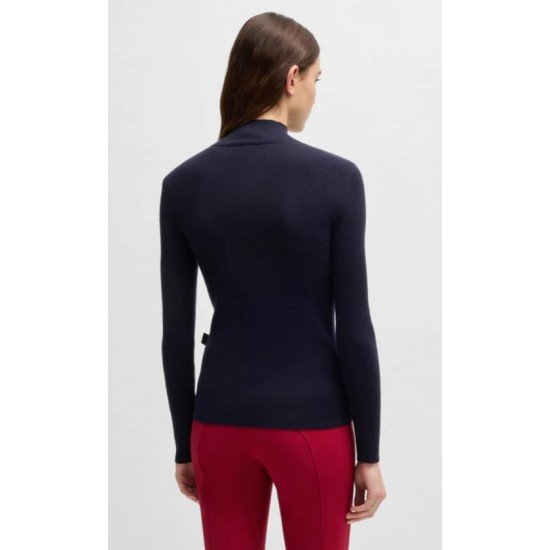 Лонгслів жіночий Alicia Strickpullover від BOSS