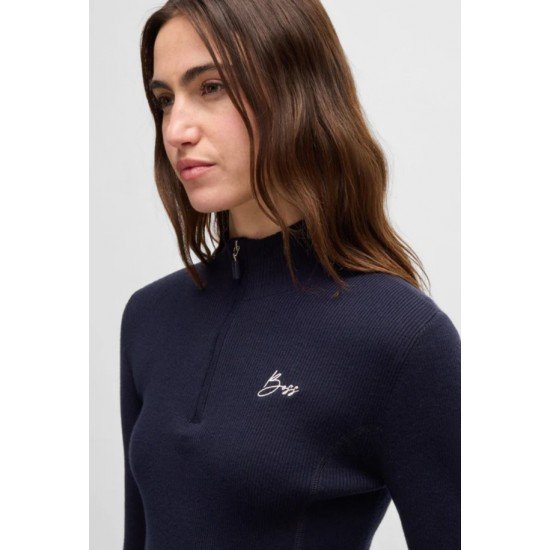 Лонгслів жіночий Alicia Strickpullover від BOSS