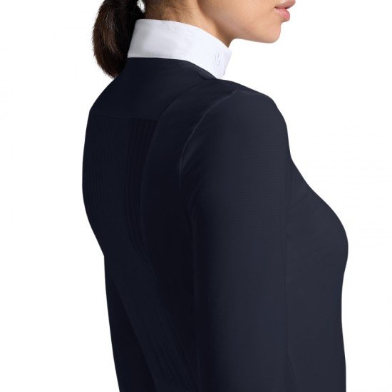 Сорочка жіноча турнірна з довгим рукавом Warm Jersey/Jacquard Insert, Cavalleria Toscana