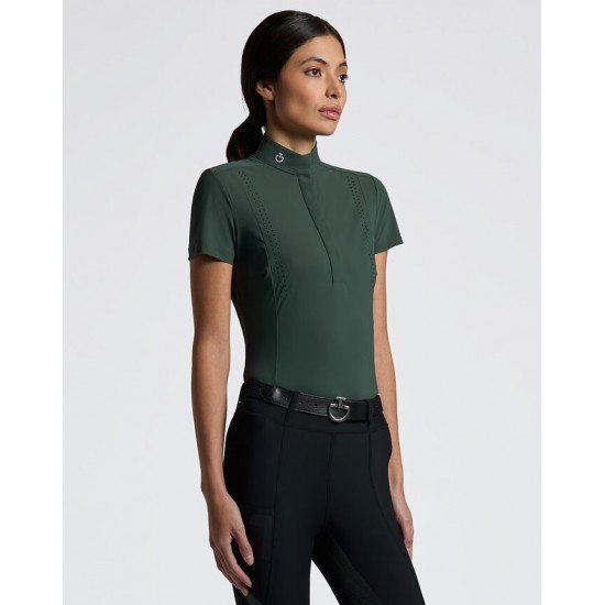 Поло жіноче CT Perforated Jersey Shirt від Cavalleria Toscana
