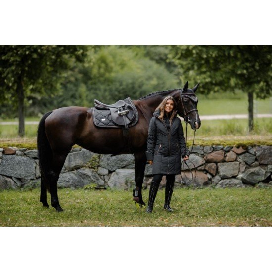 Пальто жіноче зимове з капюшоном Denali Dark Sky від Equestrian Stockholm