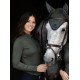 Футболка жіноча тренувальна з довгим рукавом Avenue Green, Equestrian Stockholm