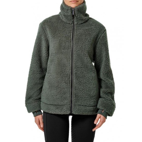 Кофта жіноча Teddy Fleece від Equestrian Stockholm Avenue Green