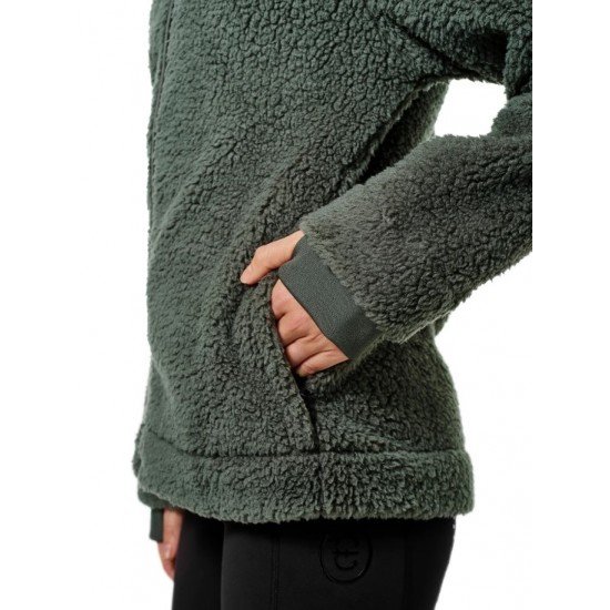 Кофта жіноча Teddy Fleece від Equestrian Stockholm Avenue Green