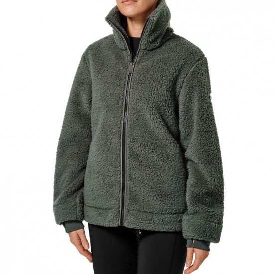 Кофта жіноча Teddy Fleece від Equestrian Stockholm Avenue Green