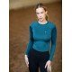 Футболка жіноча з довгим рукавом від Equestrian Stockholm Teal Blue