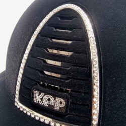 Шолом Cromo 2.0 Polo Velvet Black Crystals від KEP