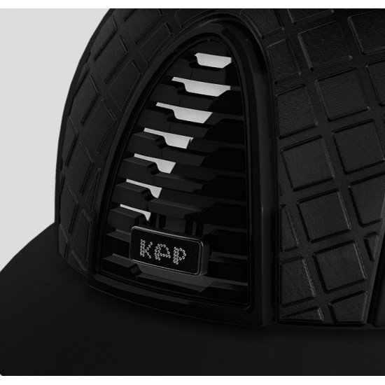 Шолом Cromo 2.0 Textile Black + Milano Satin + Crystals від KEP