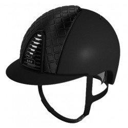 Шолом Cromo 2.0 Textile Black + Milano Satin + Crystals від KEP