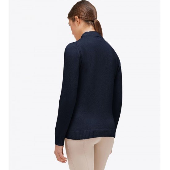 Гольф жіночий в’язаний CT Holiday Half Zip Cashmere Blend від Cavalleria Toscana