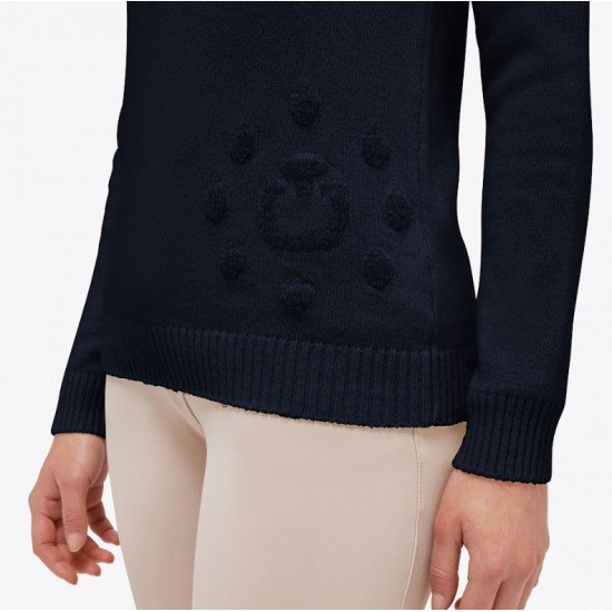 Гольф жіночий в’язаний CT Holiday Half Zip Cashmere Blend від Cavalleria Toscana
