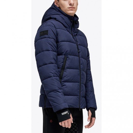 Куртка зимова чоловіча Geo Cut Nylon Puffer від Cavalleria Toscana