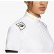 Поло турнірне жіноче R-Evo Perforated Epaulet S/S від Cavalleria Toscana
