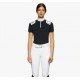 Поло турнірне жіноче R-Evo Perforated Epaulet S/S від Cavalleria Toscana