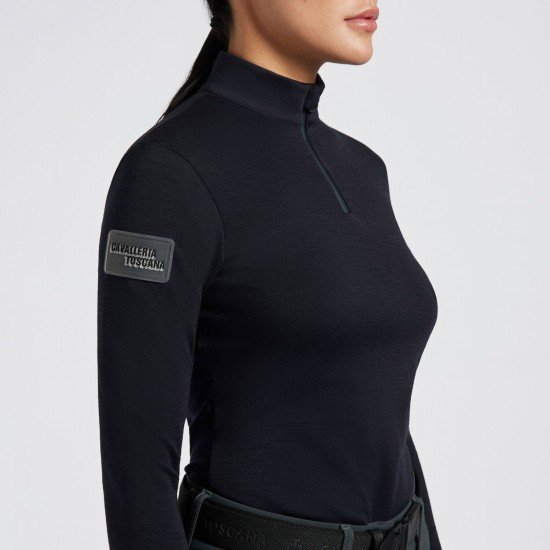 Гольф жіночий Tech Wool Half Zip від Cavalleria Toscana