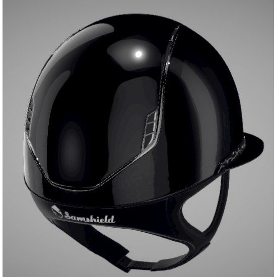 Каска 2.0 MissShield Shadow Glossy Cherry Blossom Black +5 Swar от Samshield