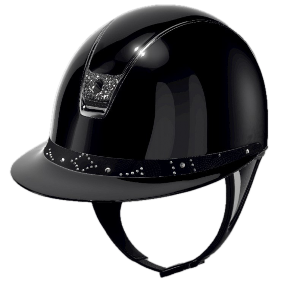 Каска 2.0 MissShield Shadow Glossy  CelestialCrystalBlack UltraFineRock JetBlack от Samshield