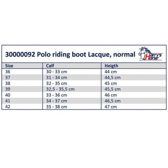 Чоботи лаковані Harrys Horse "Polo Lacque"