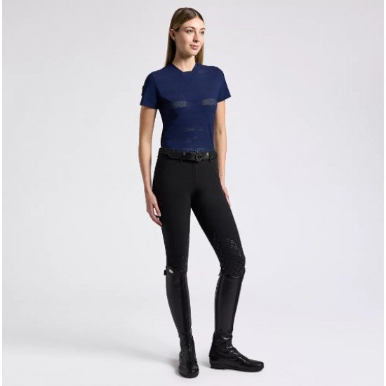 Футболка жіноча Perforated Jersey T-Shirt, Cavalleria Toscana