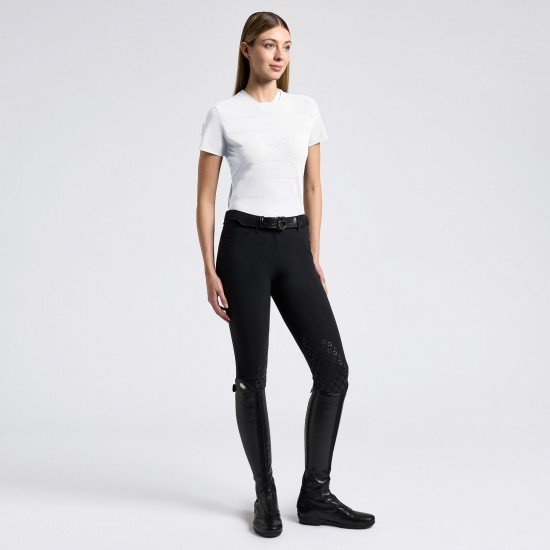 Футболка жіноча Perforated Jersey T-Shirt, Cavalleria Toscana