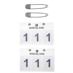 Номерок турнірний 3 цифри у наборі з 2-х шт. від Kingsland