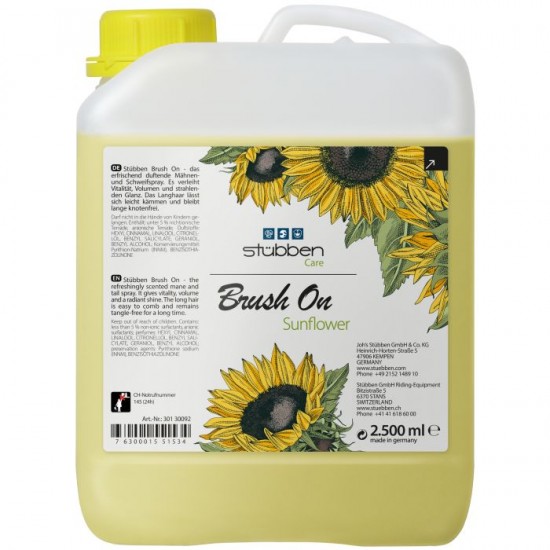 Кондиціонер для гриви та хвоста Brush on Sunflower, Stübben 2,5 л