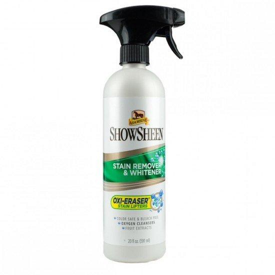 Шампунь спрей - відбілювач для видалення плям з вовни коня ShowSheen Remover & Whitener, Absorbine, 591 мл