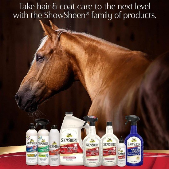 Кондиціонер для гриви та хвоста ShowSheen Finishing Mist від Absorbine, 444 мл