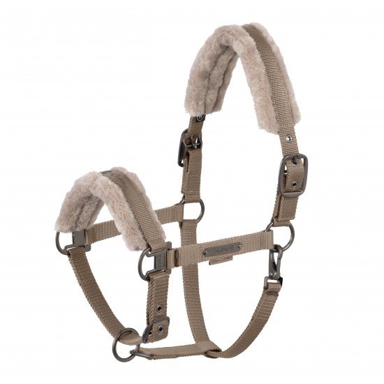 Недоуздок з хутром Double Pin Fauxfur Platinum 25, Eskadron