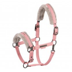 Недоуздок з хутром Double Pin Fauxfur Platinum 25, Eskadron
