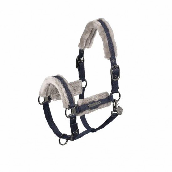 Недоуздок з хутром Double Pin Girth Fauxfur Platinum 24, Eskadron