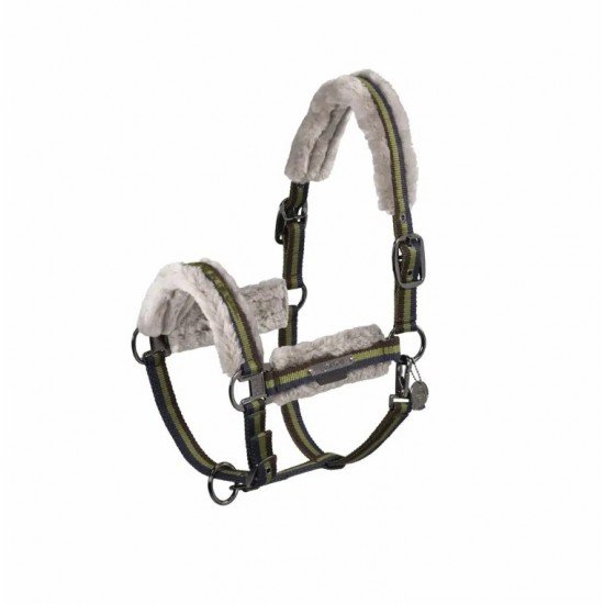 Недоуздок з хутром Double Pin Girth Fauxfur Platinum 24, Eskadron