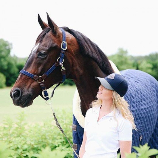Недовуздок зі шкірою Plaited Nylon від Kentucky