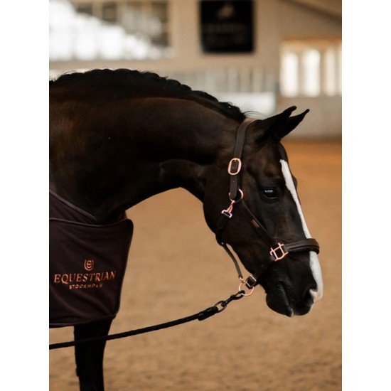 Недоуздок кожаный Anatomic Leather Moonless Night, Equestrian Stockholm