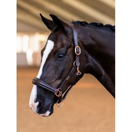 Недоуздок кожаный Anatomic Leather Moonless Night, Equestrian Stockholm