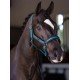 Недоуздок анатомічний шкіряний Teal Blue, Equestrian Stockholm
