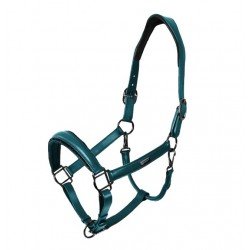 Недоуздок анатомічний шкіряний Teal Blue, Equestrian Stockholm