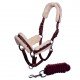 Недоуздок хутровий PONY з чомбуром Bordeaux, Equestrian Stockholm
