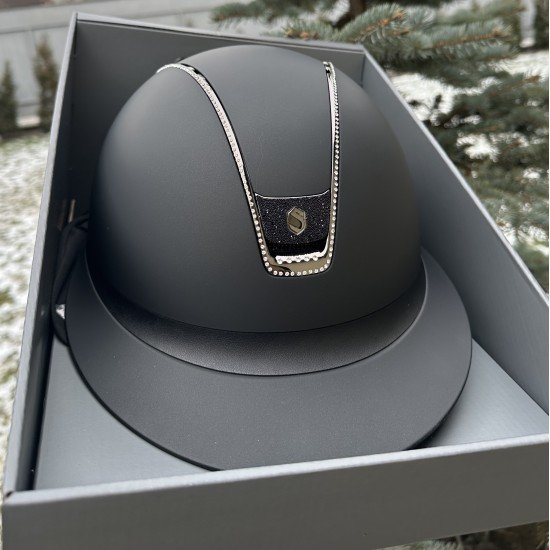 Шолом 2.0 MissShield Crystal Fabric Swarovsks Black +300 +5 Swar Black від Samshield
