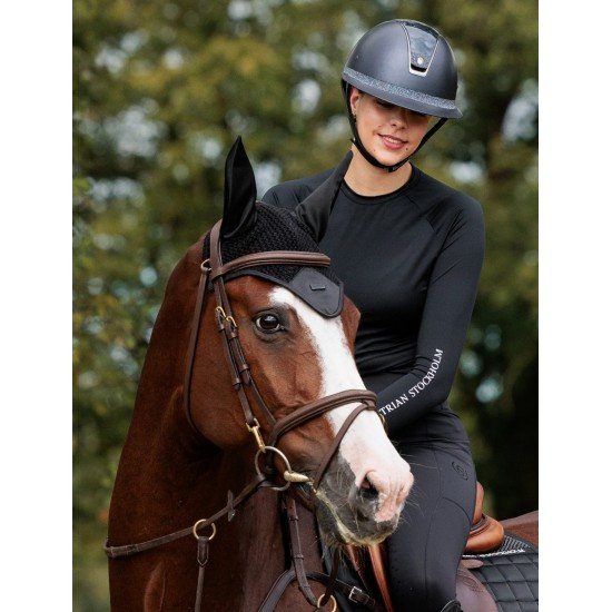 Вушка для коня Sportive Black, Equestirian Stockholm